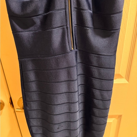 French Connection Blue Bandage Bodycon Mini Dress Size l - Picture 10 of 12